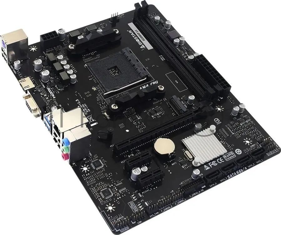 Материнская плата Biostar A520MHP 2.0, AM4, AMD A520, 2xDDR4, 4xSATA, 1xM.2, 1xPCIe 3.0 x16, 2xPCIe 3.0 x1, 1xVGA, 1xHDMI, 1x1Gb LAN, 2xUSB-A 5Gbps, 4xUSB-A 2.0, 3x3.5 мм, 7.1, mATX
