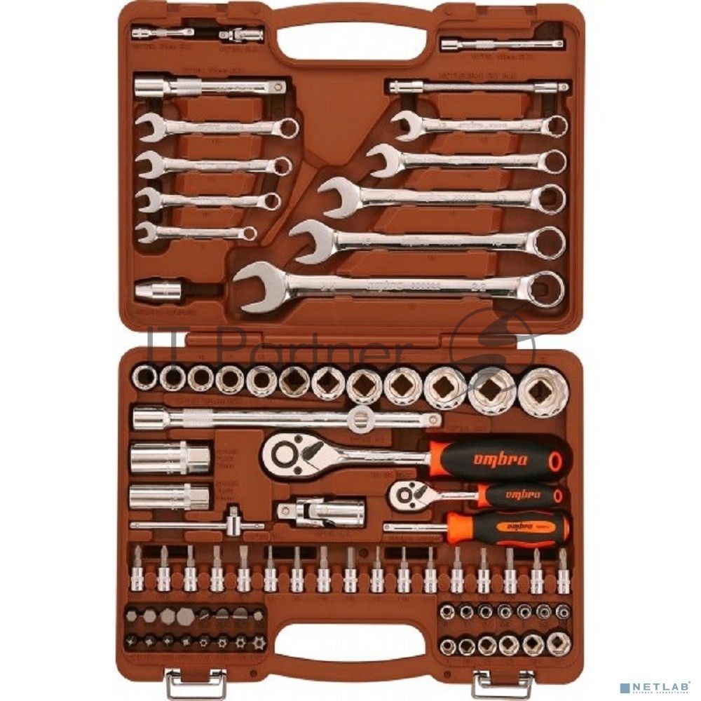 Набор инструментов OMBRA OMT82S12, 82 предмета
