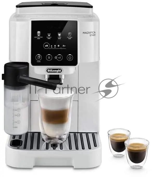 Кофемашина автоматическая DeLonghi ECAM220.61.W белый, молотый+зерновой, 1.8 л, 1450 Вт, 15 бар