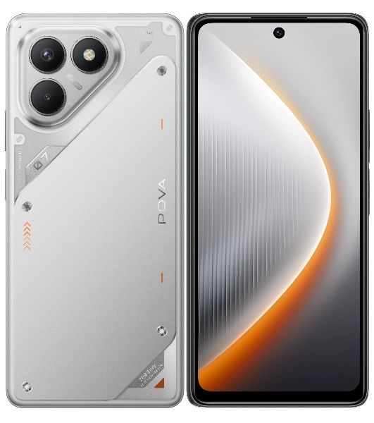 Смартфон Tecno POVA 7 Neo 8/128Gb, серебристый