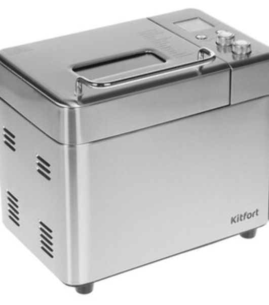 Хлебопечка Kitfort KT-304 серебристый, 550 Вт, 1 кг, 15 программ