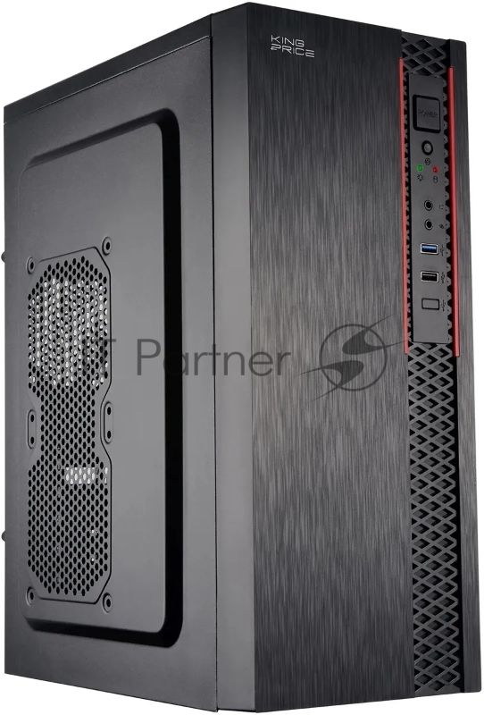 Компьютерный корпус KingPrice KPCC-MD202 черный без БП ATX 1x80mm 4x120mm 2xUSB2.0 audio