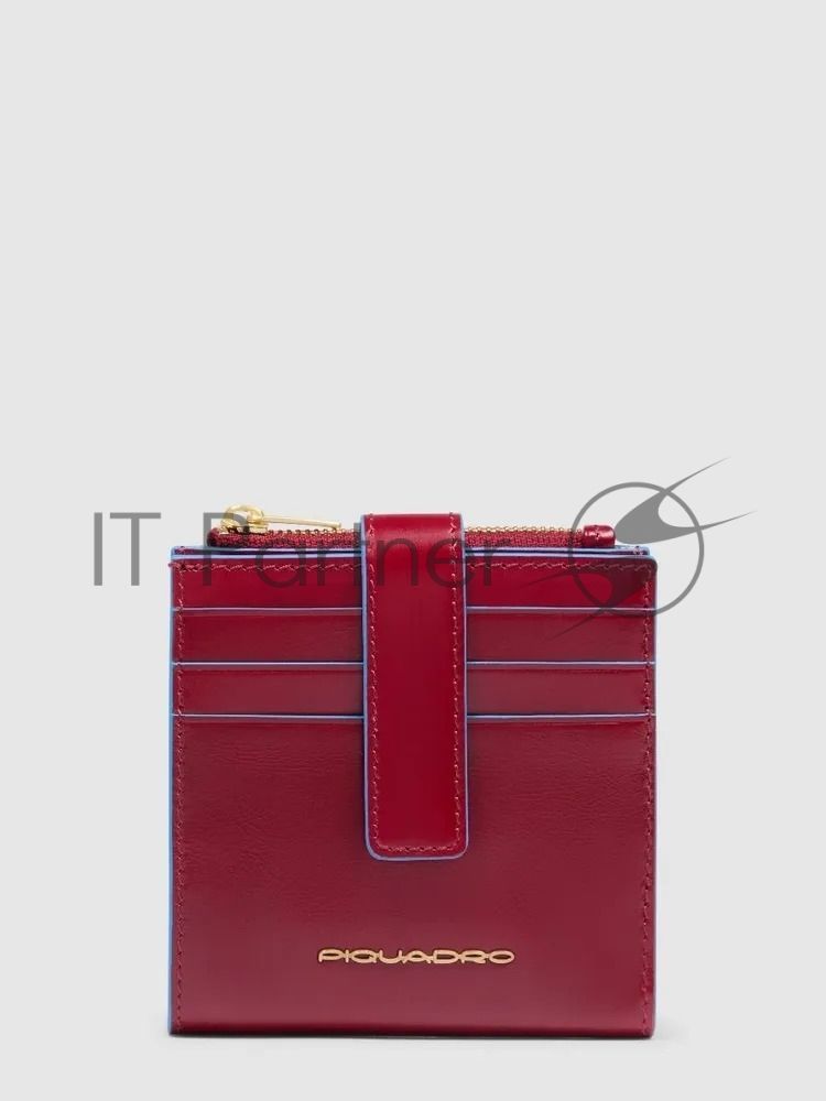 Картхолдер Piquadro Blue Square PP6843B2R/R красный, натуральная кожа