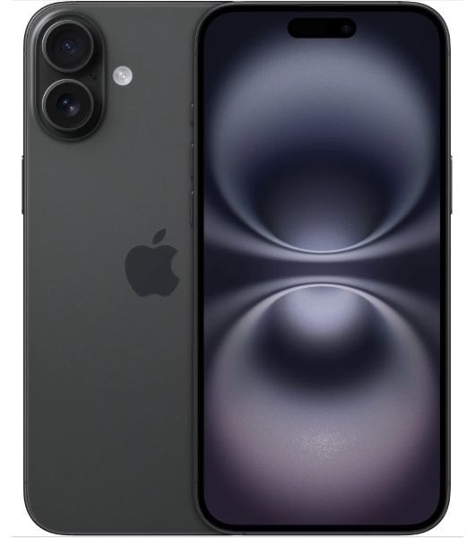 Смартфон Apple iPhone 16, 8/128Gb, черный