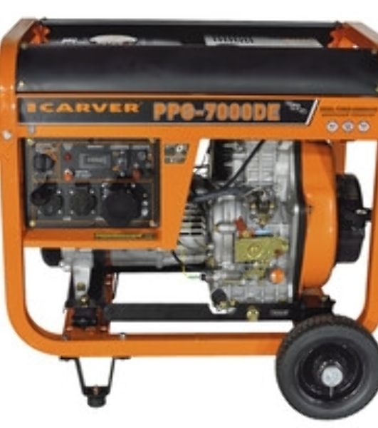 Генератор Carver PPG-7000DE, 6.3 кВт