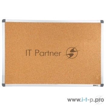 Демонстрационная доска Cactus CS-CBD-120X150, пробковая 120х150см алюминиевая рама