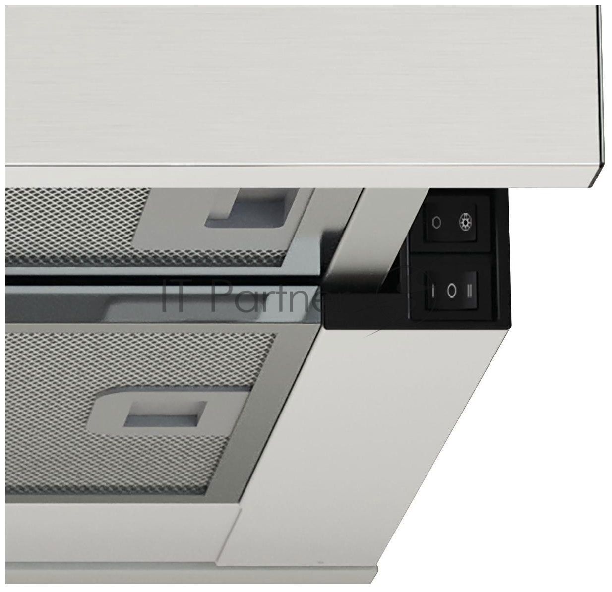 Вытяжка встраиваемая Candy CBT60RWG-07 белый, 60 см, 650 м³/ч, 70 дБ