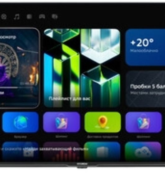 Телевизор Hyundai 43" H-LED43BU7009 черный LED UHD 60Hz Smart TV