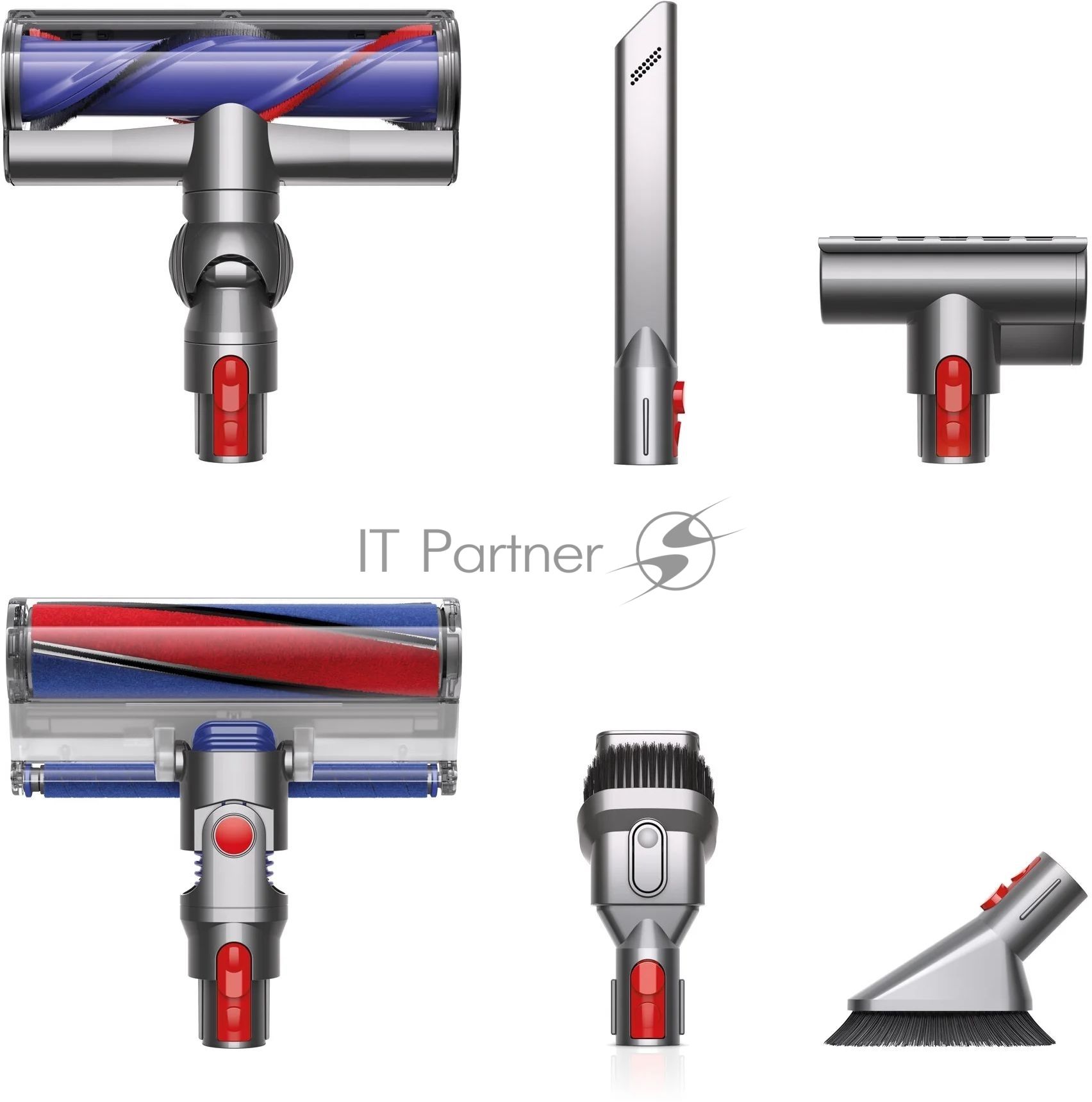 Пылесос-электровеник Dyson Cyclone V10 Absolute (SV12) 525Вт серебристый/медный