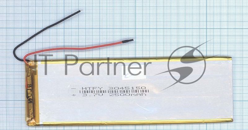 Аккумулятор Li-Pol (батарея) 3*45*150мм 2pin 3.7V/2500mAh
