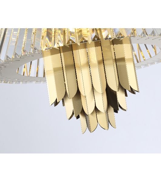 Люстра Ambrella light LH41017/12 BS/CL латунь/прозрачный E14*12 max 40W D560*660