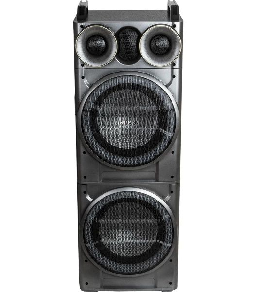 Минисистема SUPRA SMB-2150 черный 1200Вт FM USB BT SD (в комплекте: активн.+пассив.колонки)