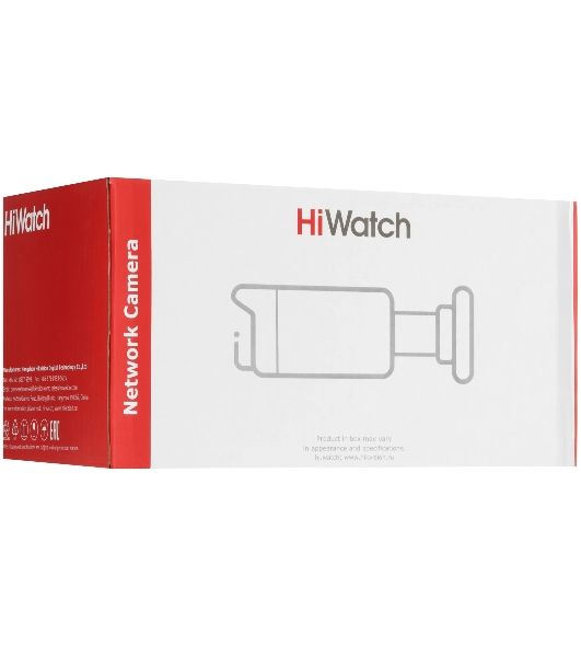 Видеокамера IP HiWatch DS-I450L(D)(2.8мм) цветная корп.:белый