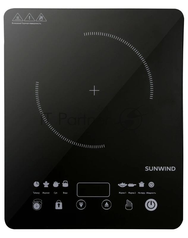 Плита настольная индукционная SunWind SCI-0502 черный стеклокерамика (настольная)