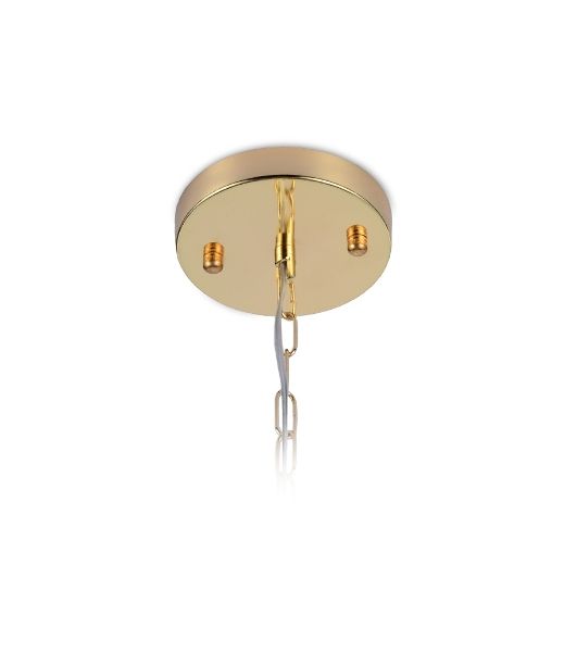Светильник Ambrella light TR5149 GD/TI золото/янтарь E14/6 max 40W 500*500*1000