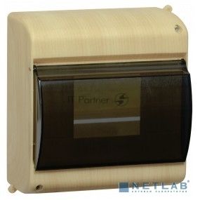 Бокс с прозрачнойкрышкой IEK MKP42-N-06-30-09-S КМПн 2/6 для 6-х авт.выкл. (Сосна)