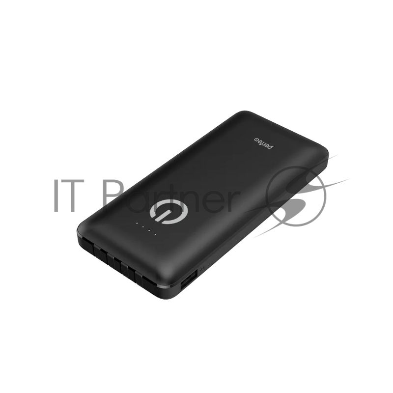 Портативный аккумулятор Powerbank Perfeo ABSOLUTE 10000mah In Micro usb,USB /Out USB,Micro usb,Type-C,Lightning, 2.1А/ черный (PF_B4878)