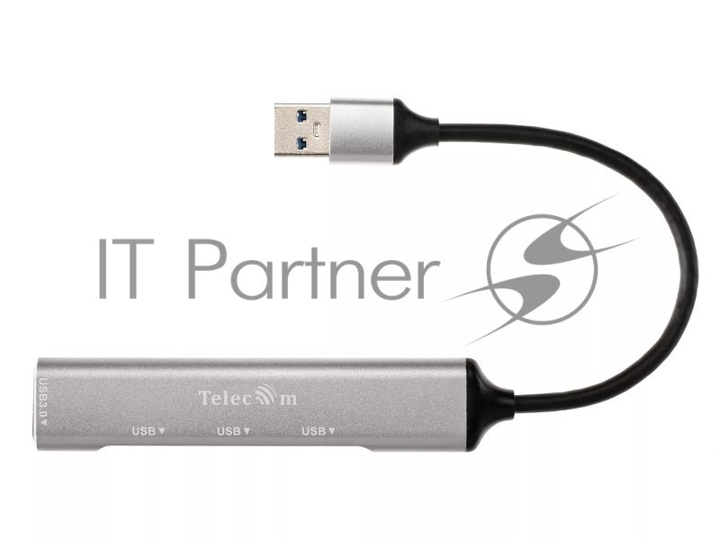Переходник USB 3.0 -->USB3.0+3 USB2.0, Aluminum Shell, 0.2м Telecom TA308U