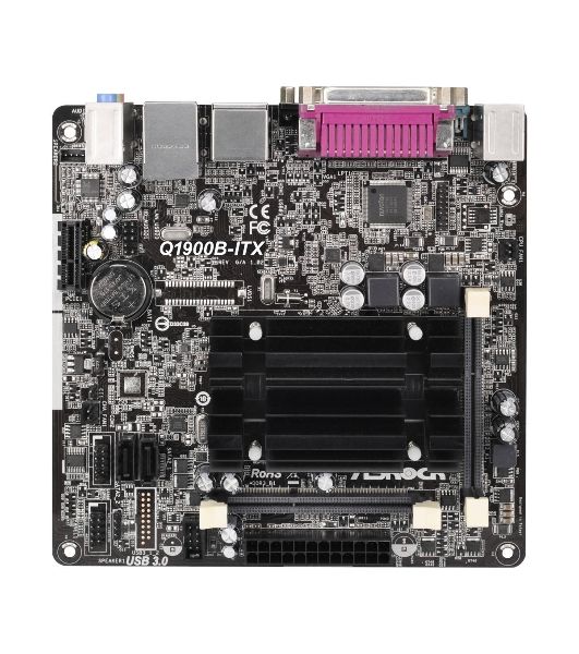 Материнская плата Asrock Q1900B-ITX mini-ITX AC`97 6ch(5.1) GbLAN+VGA+HDMI