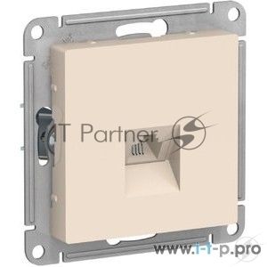 Механизм розетки компьютерной AtlasDesign RJ45 беж. SchE ATN000283