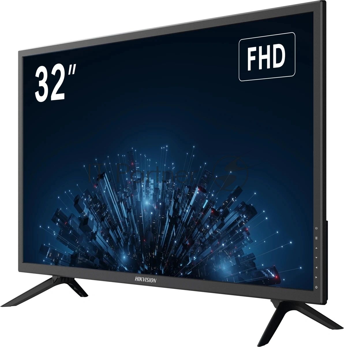 Монитор 32" Hikvision DS-D5032F3-1V0S VA 1920x1080, 75 Гц, 8 мс, 16:9, 300 кд/м², VGA, HDMI 1.4, 3.5 Jack, динамики (2x10 Вт), черный