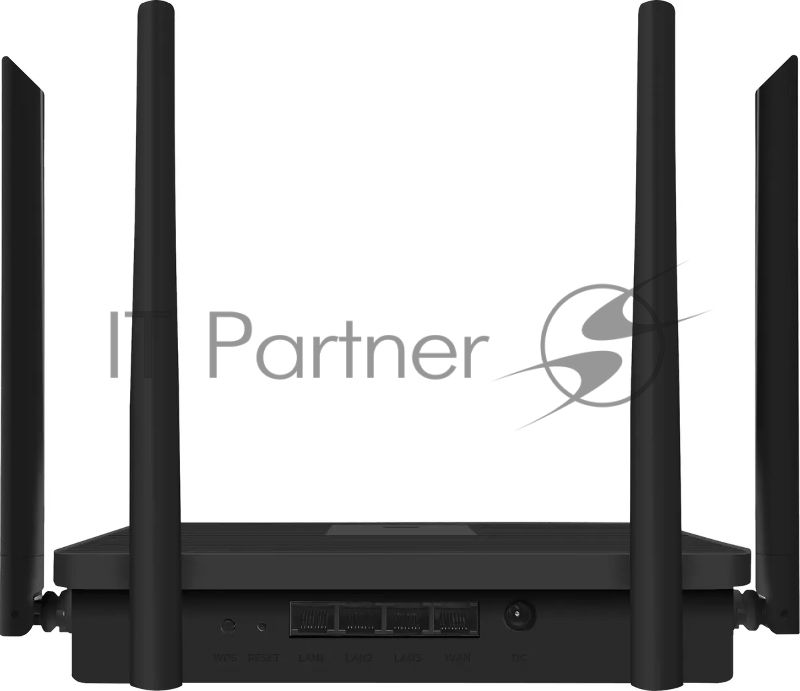 Маршрутизатор Триколор TR-router-04 (046/91/00057758) AC1200 10/100/1000BASE-TX черный