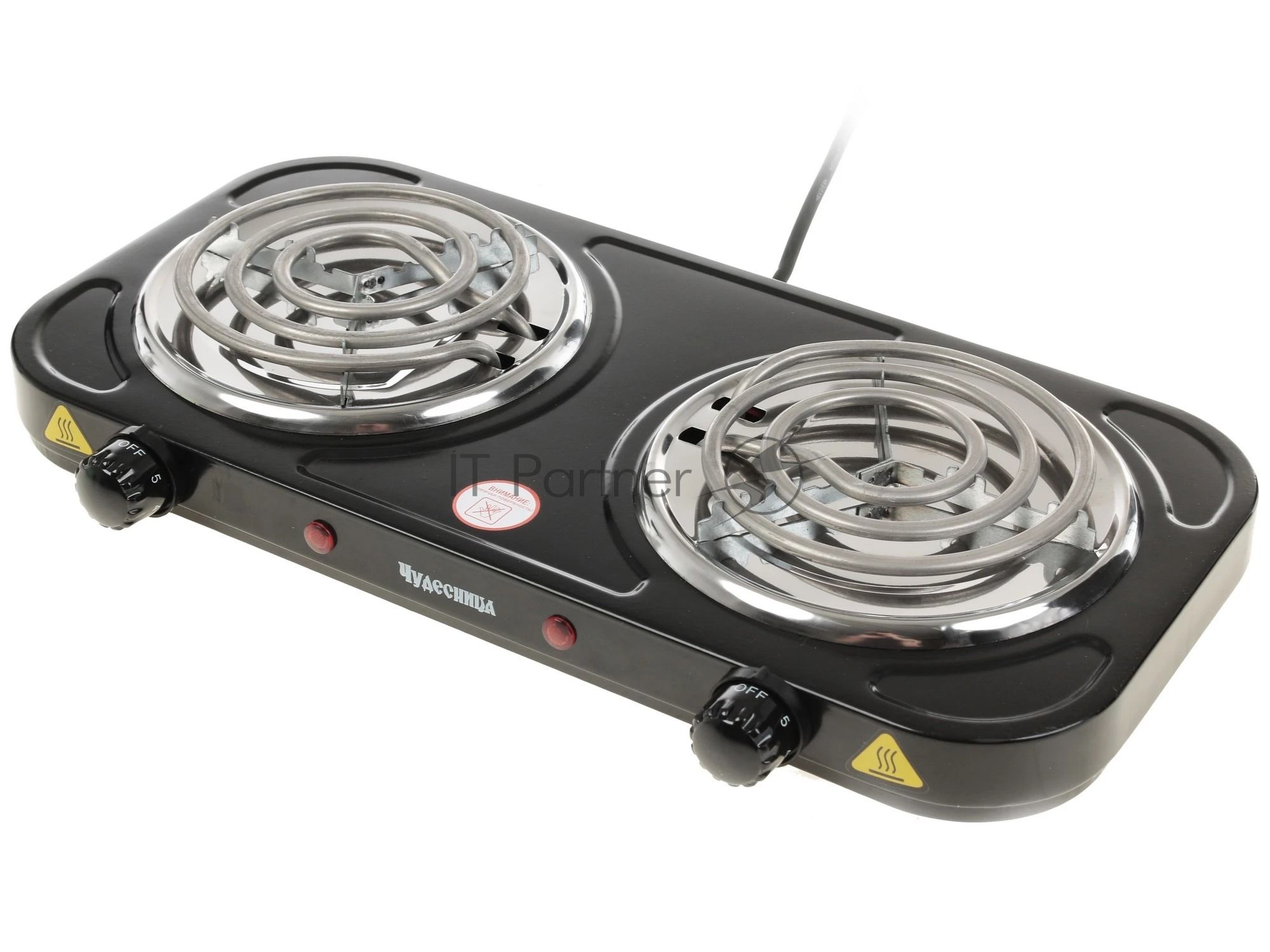 Электрическая плитка Чудесница ЭЛП-802 черный