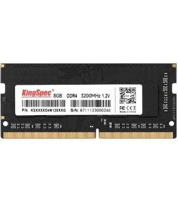 Оперативная память KingSpec DDR4, 8GB (1x8 GB), 3200 MHz, CL22, SO-DIMM