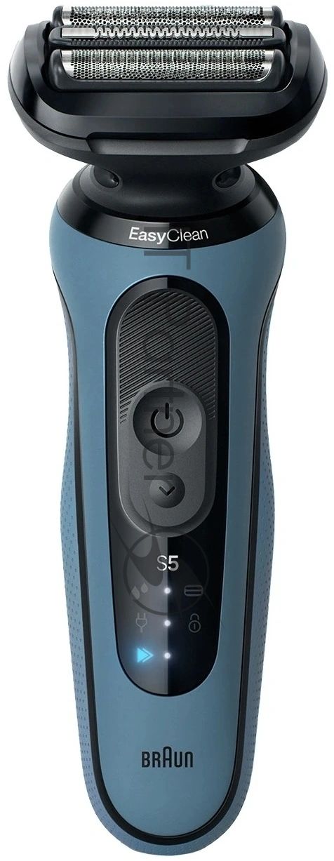 Бритва электрическая Braun S5 52-A1650s c дорожным чехлом синий/черный насадки для тела/триммер для бороды тип 5762