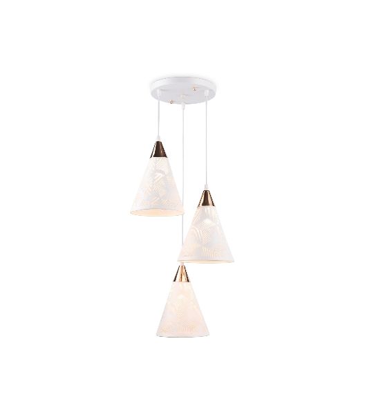 Светильник Ambrella light TR8433/3 WH/FGD белый/золото E27/3 max 40W D360*800