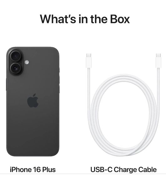 Смартфон Apple iPhone 16, 8/128Gb, черный