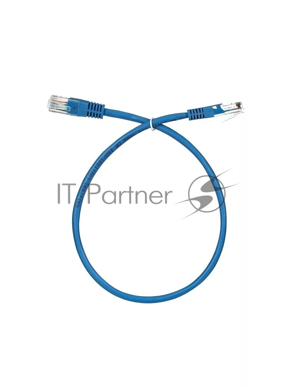 Патч-корд литой Aopen/Qust UTP кат.5е 0,5м синий