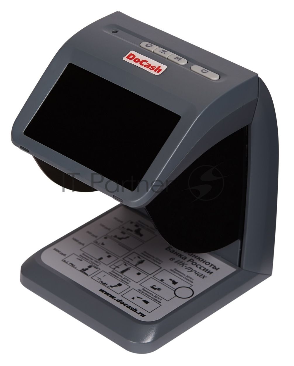Детектор банкнот DoCash mini IR/UV/AS просмотровый мультивалюта