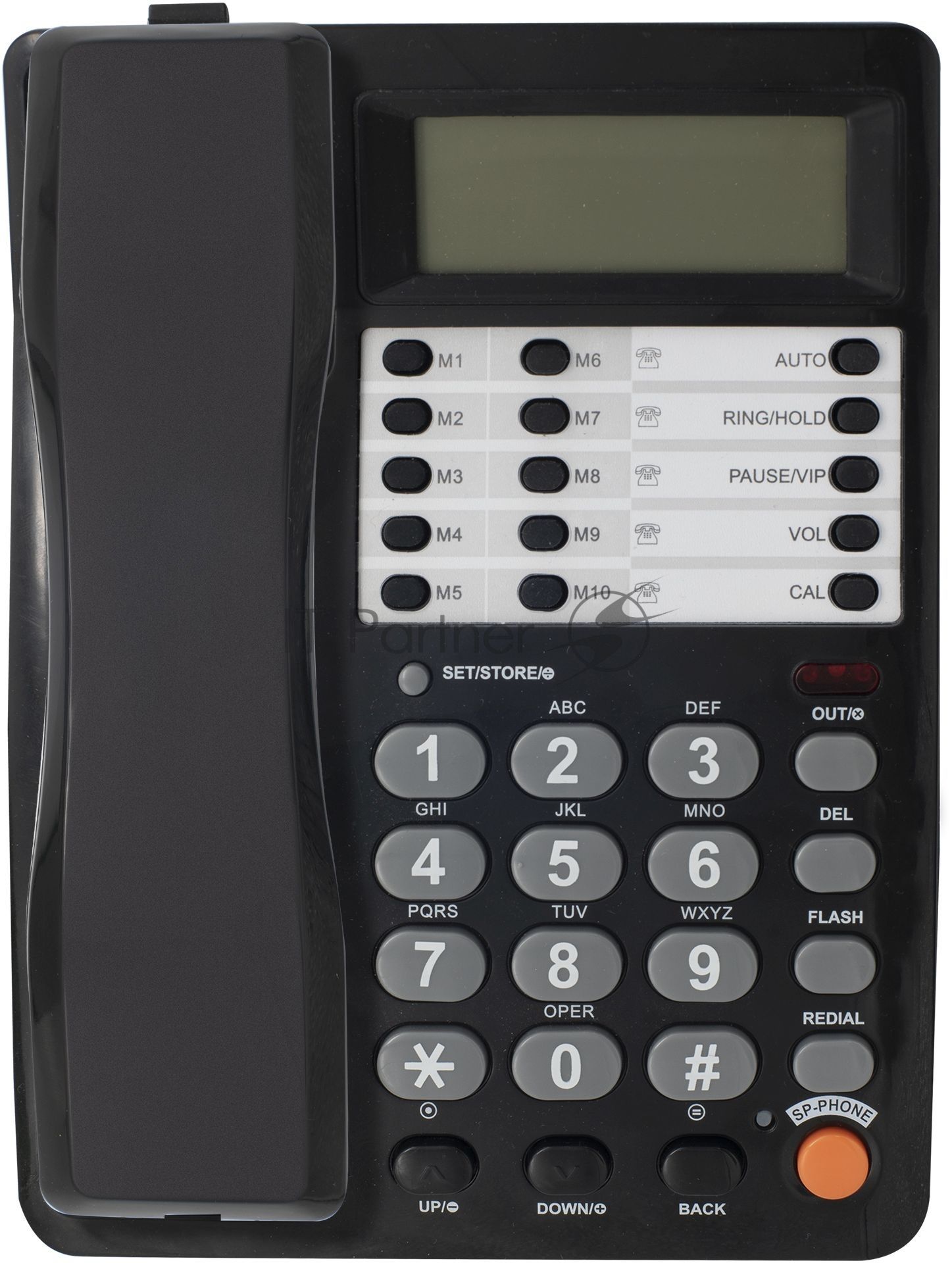 Телефон проводной Ritmix RT-495 черный