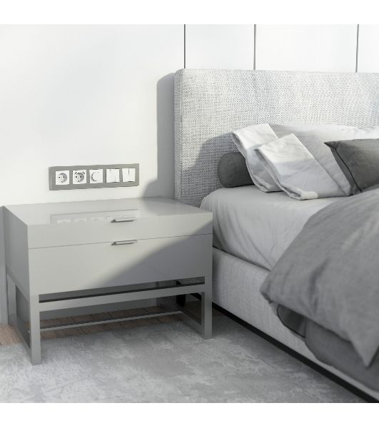 Рамка WERKEL на 5 постов  AluMax (алюминий) W0053506