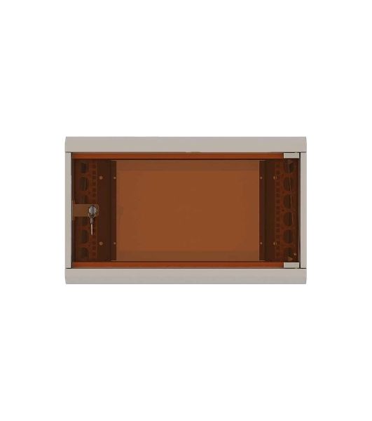 Шкаф коммутационный Suprlan (05-1093) настенный 12U 600x450 мм пер. дв. стекл направл. под закл. гайки 70 кг RAL 7035 385 мм 19 кг 500 мм
