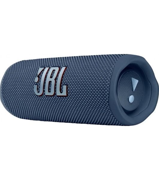 Портативная акустика JBL Flip 6 синий, Bluetooth 5.1, время воспроизведения 12 ч, емкость аккумулятора 4800 mAh, время заряда 2,5 ч, синий