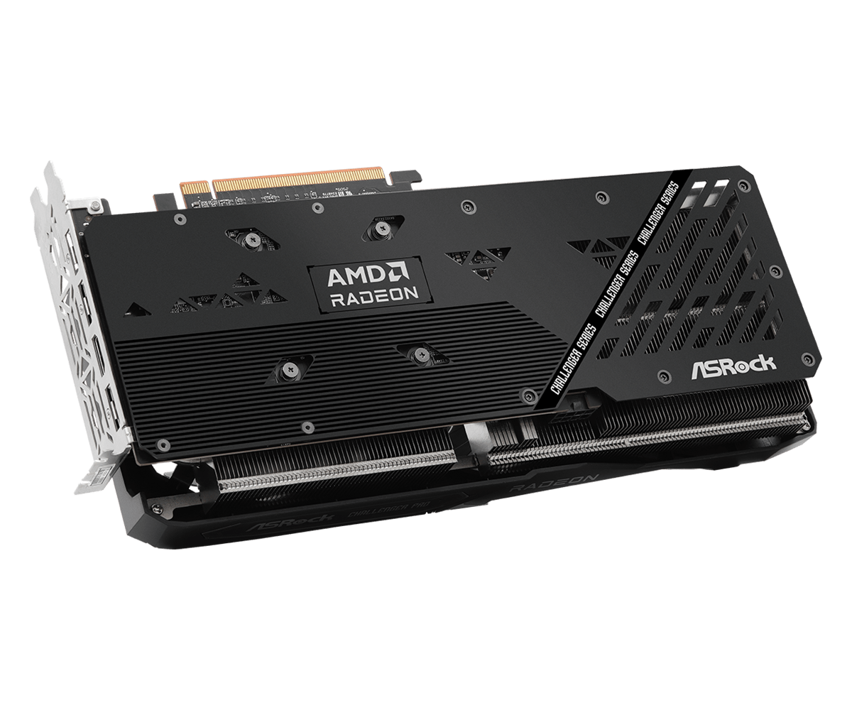 Видеокарта ASRock AMD Radeon RX 7600 Challenger Pro 8GB OC, 8 GB GDDR6, 128 bit, 3xDisplayPort, HDMI, GPU 2280 MHz