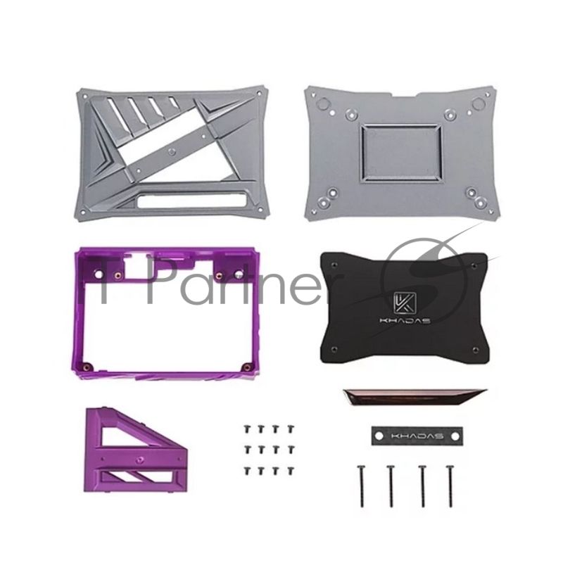 Компьютерный корпус Khadas DIY Case Purple VIMs DIY Case, Purple Color, with heavy metal plate