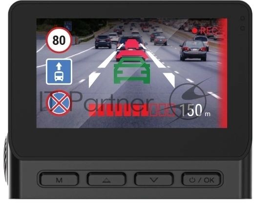 Видеорегистратор Navitel RS990 GPS, 3840x2160, 3", с камерой заднего вида, GPS, Wi-Fi, G-сенсор, датчик движения, GPS-информатор