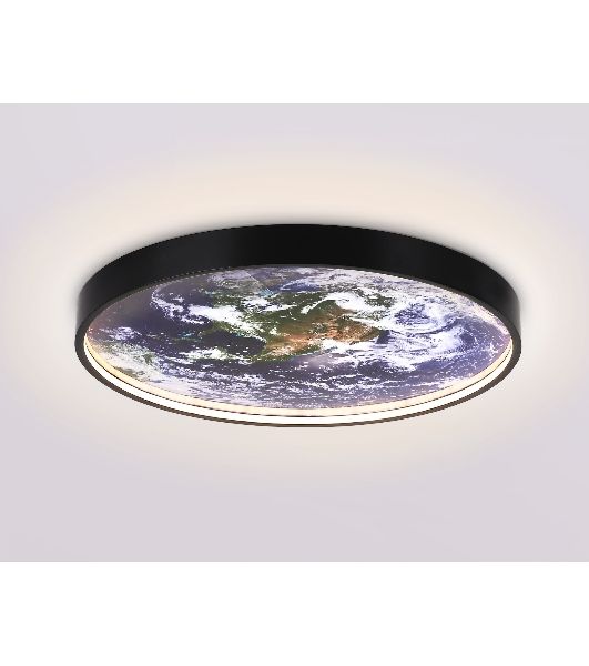 Настенно-потолочный светодиодный светильник Ambrella light FW11133 BK черный 25W LED 3000-6400K D400*38
