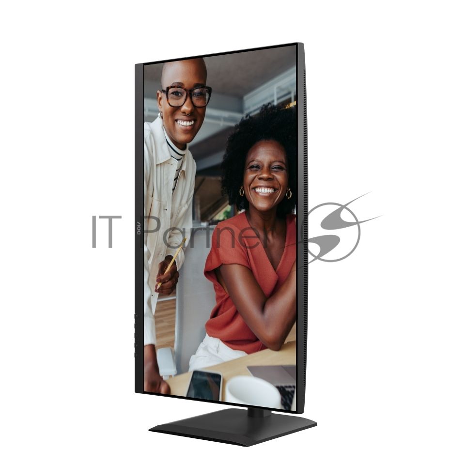 Монитор 27" AOC U27E4CV IPS 3840x2160, 60 Гц, 4 мс, 16:9, 400 кд/м², 2xHDMI 2.0, DP 1.4, DP Out, USB-C (90 Вт), USB Hub (4x USB 3.2), RJ45, 3.5 Jack, динамики (2x2 Вт), HDR Ready, Adaptive-Sync, VESA 100x100, черный