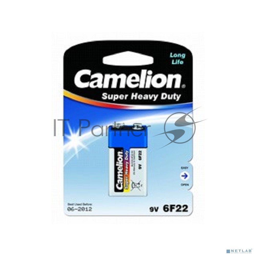 Батарейка Camelion 6F22 Blue BL-1 9В (1 шт)