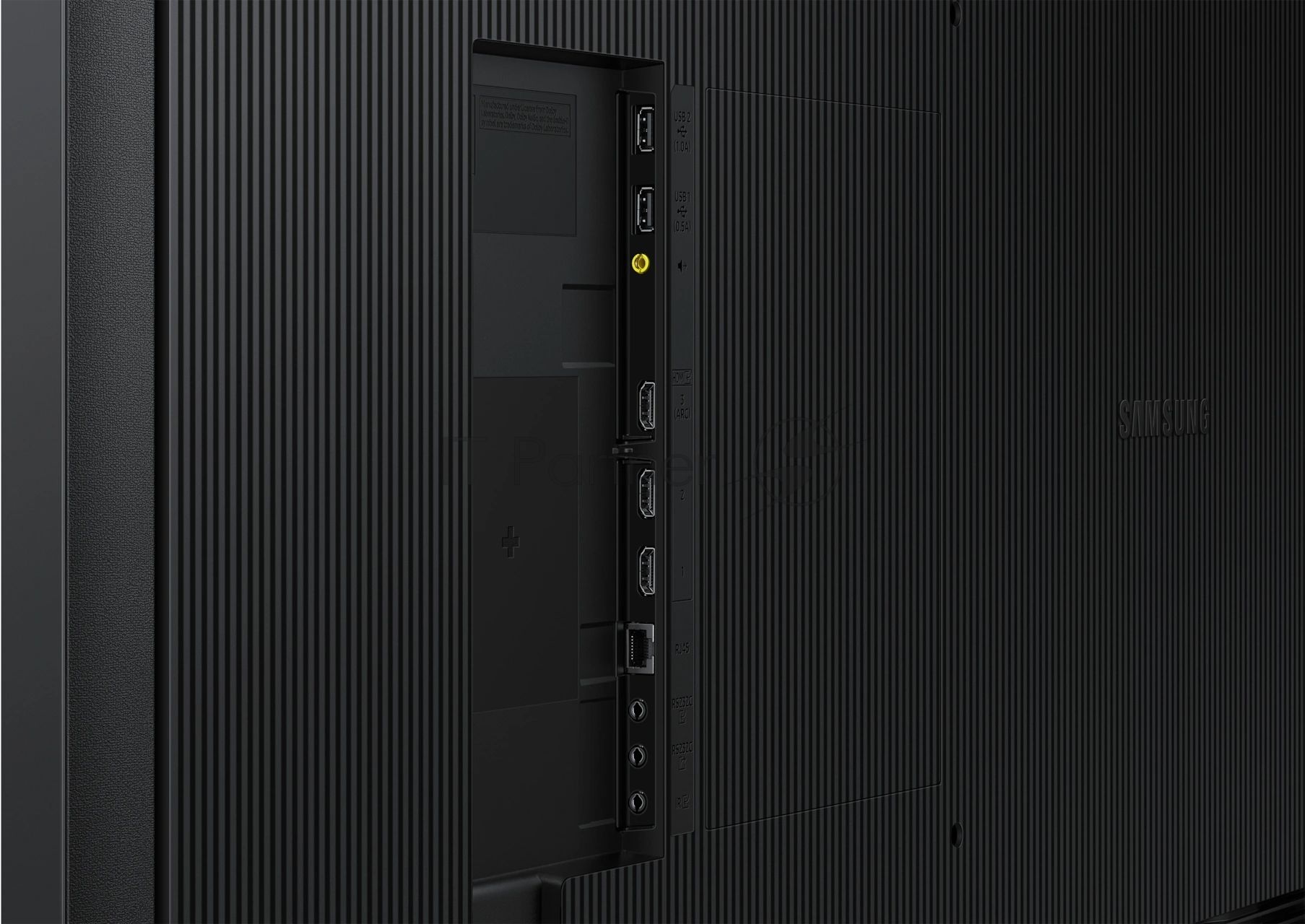 Панель Samsung QB75C черный VA, 75", 3840x2160, 350 кд/м², Tizen 7.0, 8 мс, 4000 :1, 16/7, 178/178