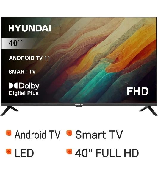 Телевизор Hyundai 40" H-LED40BS5002 черный LED FHD 60Hz Smart TV