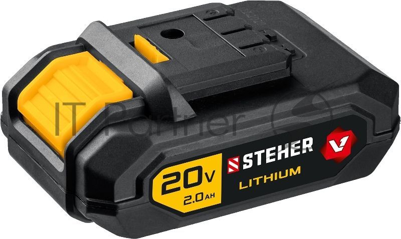Аккумуляторная батарея STEHER 20В, Li-Ion, 2 Ач, тип V1. V1-20-2