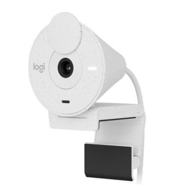 Веб-камера Logitech Brio 300 1920x1080, 30 кадр/с, USB Type-C, микрофон (шумоподавление), автоматическая фокусировка, автоосвещение, универсальное крепление белая