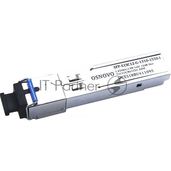 Модуль Osnovo SFP-S1SC12-G-1310-1550-I