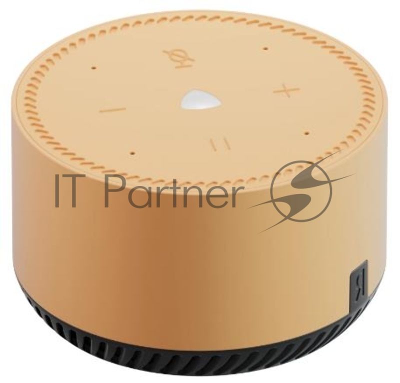Умная колонка Яндекс Станция Лайт, 5Вт, компактная, 1 динамик, Алиса, Wi-Fi, Bluetooth, бежевый
