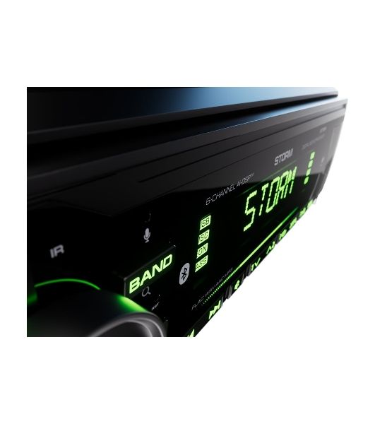 Автомагнитола AURA STORM-677DSP, 1 DIN, Bluetooth, USB Type-A, AUX, пульт ДУ